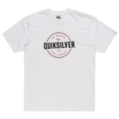 Quiksilver CIRCLE UP Pánské triko, bílá, velikost