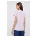 Bavlněné tričko Levi's růžová barva