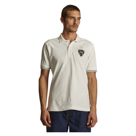 Polokošile la martina man polo s/s cotton piquet bílá