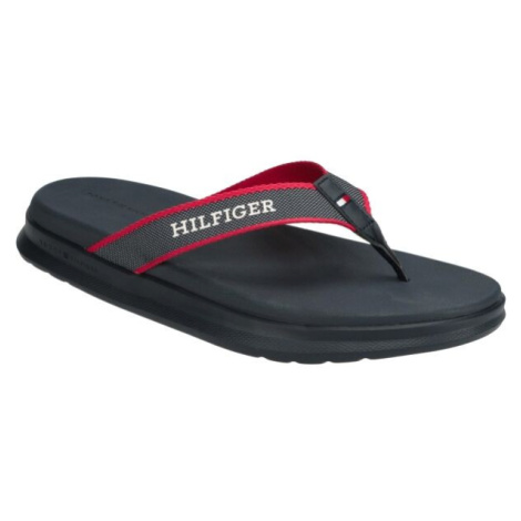 Tommy Hilfiger DUAL DENSITY TOE BEACH Pánské žabky, tmavě modrá, velikost