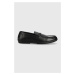 Kožené mokasíny Calvin Klein pánské, černá barva