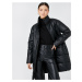 Koton Inflatable Coat Leather Look
