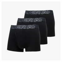 Boxerky Under Armour Performance Cotton 3in 3-Pack Black