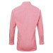 Premier Workwear Pánská bavlněná košile s dlouhým rukávem PR220 Red -ca. Pantone 200