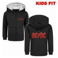 mikina s kapucí dětské AC-DC - Logo - METAL-KIDS - 429-38-8-999