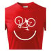 Pánské tričko Cyklo úsměv vám vždy zvedne náladu