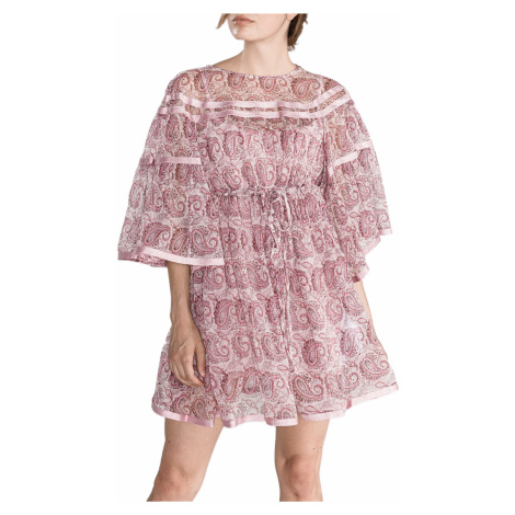Růžové hedvábné šaty - TWINSET