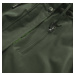 Zeleno/limetková oboustranná dámská bunda parka (W703)