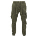 Pánské kalhoty Urban Classics Camo Cargo Jogging Pants - olive camo