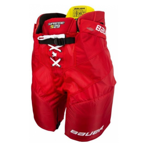 Bauer SUPREME S29 PANTS SR Hokejové kalhoty, červená, veľkosť | Modio.cz