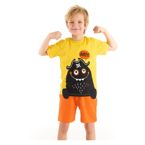 Denokids Pirate Monster Boy T-shirt Shorts Set