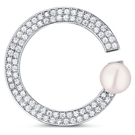 JwL Luxury Pearls Elegantní brož s pravou perlou JL0762
