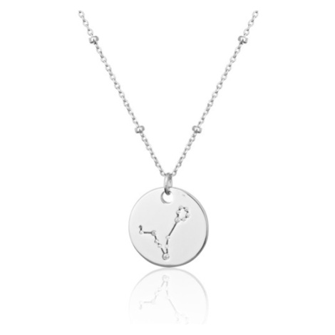 Stříbrný náhrdelník znamení zvěrokruhu ryby SVLN0327XH2BIRY JVD