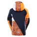Dětská zimní bunda Alpine Pro HAPPO - modro-oranžová