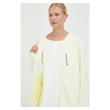 Mikina Rains 18520 Fleece Jacket žlutá barva