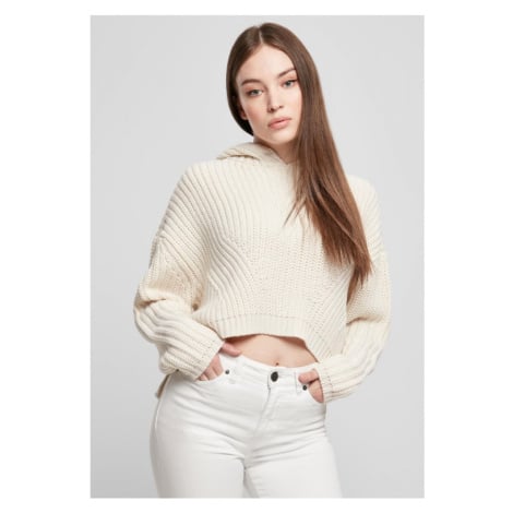 Ladies Oversized Hoody Sweater - whitesand Urban Classics