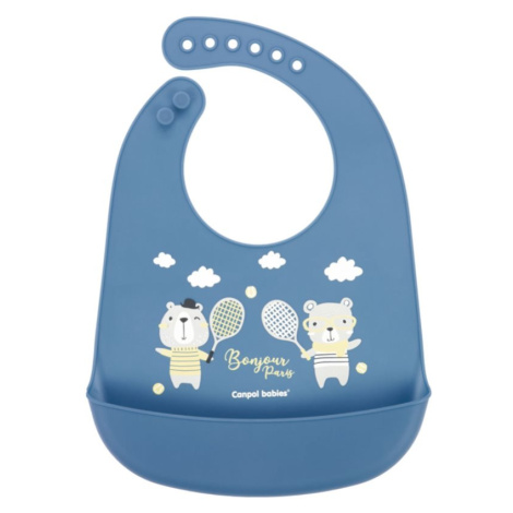 Canpol babies Bonjour Paris Bibs bryndák Blue 1 ks