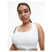 Dámská podprsenka Plus Size Bralette Modern Cotton 000QF5116E100 bílá - Calvin Klein