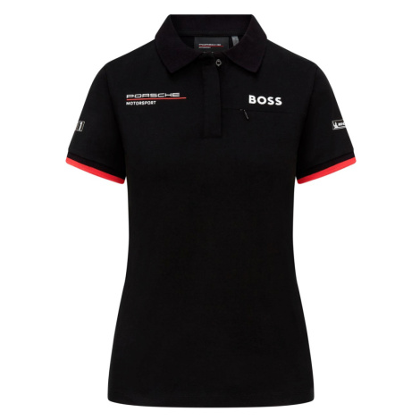 Porsche Motorsport dámské polo tričko Black 2023 Stichd