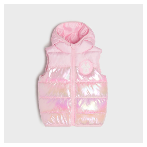 Sinsay - Prošívaná vesta Minnie Mouse - Růžová