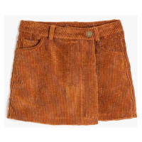 Koton Girls Brown Skirt