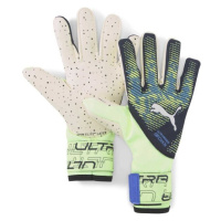 Puma ULTRA ULTIMATE 1 NC Pánské brankářské rukavice, světle zelená, velikost