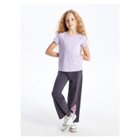 LC Waikiki Barbie Printed Girl's Sweatpants with Elastic Waist