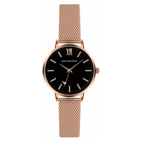 Emily Westwood Callum Brae Rose Gold Mesh Watch ECG-3214