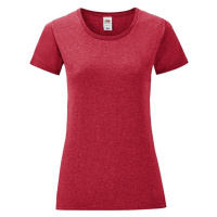 Iconic red Fruit of the Loom Women's T-shirt
