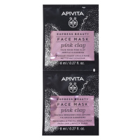 APIVITA Express Beauty Pink Clay pleťová maska 2x8 ml