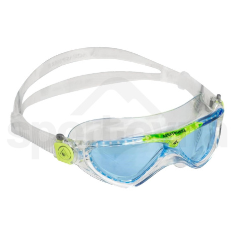 AquaLung Vista J MS5630031LB - blue lenses/transparent/bright green Aqua Sphere
