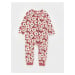 LC Waikiki LCW baby Crew Neck Baby Girl Fleece Jumpsuit