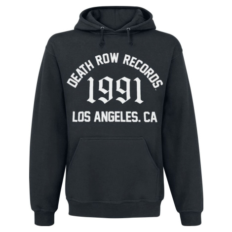 Death Row Records 1991 Los Angeles Mikina s kapucí černá