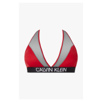 Červený horní díl plavek High Apex Triangle-RP Calvin Klein Underwear