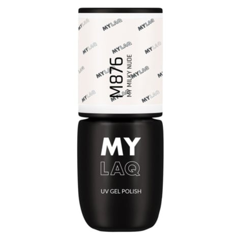 MYLAQ UV Gel Polish gelový lak na nehty odstín My Milky Nude 5 ml