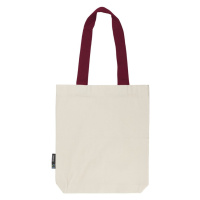 Neutral Nákupní taška s barevnými uchy z organické Fairtrade bavlny