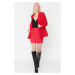 Trendyol Red Woven Mini Skirt