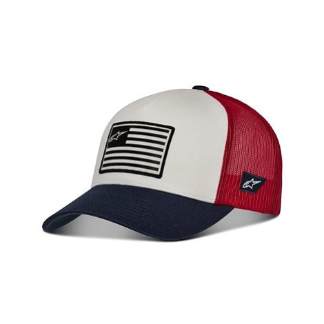 Alpinestars Flag Snap Hat modrá / červená / bílá