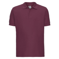 Men's burgundy cotton polo shirt Ultimate Russell