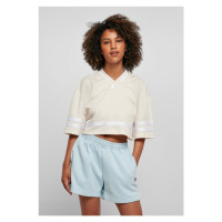 Ladies Starter Cropped Mesh Jersey - palewhite/white