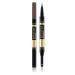 Eveline Cosmetics Brow Art Duo oboustranná tužka na obočí odstín Dark 8 g