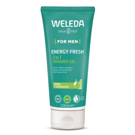 Weleda For Men Energy Fresh 3in1 sprchový gel 200 ml