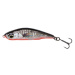 Savage gear wobler 3d sticklebait pencil sinking black red - 7,5 cm 17 g