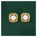 JAY Náušnice s perlou Delia JAY-0074-ZJ-11199 Zlatá Bílá