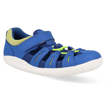 Barefoot dětské sandály Bobux - Summit Snorkel Blue Sunny Lime