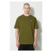Bavlněné tričko The North Face M Nse Patch S/S Tee zelená barva, s aplikací, NF0A87DAPIB1