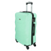 Cestovní plastový kufr Sonrado vel. L, světle zelená