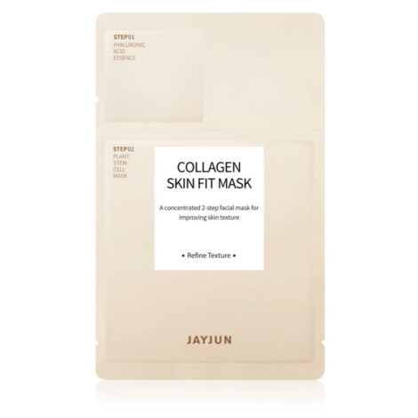 Jayjun Collagen Skin Fit vyživující a obnovující pleťová maska pro unavenou pleť 1 ks