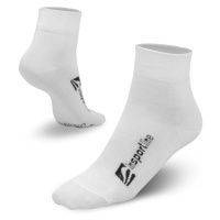 Bambusové střední ponožky inSPORTline Bambuo Crew AG+ bílá
