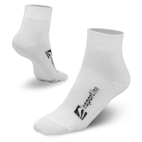Bambusové střední ponožky inSPORTline Bambuo Crew AG+ bílá